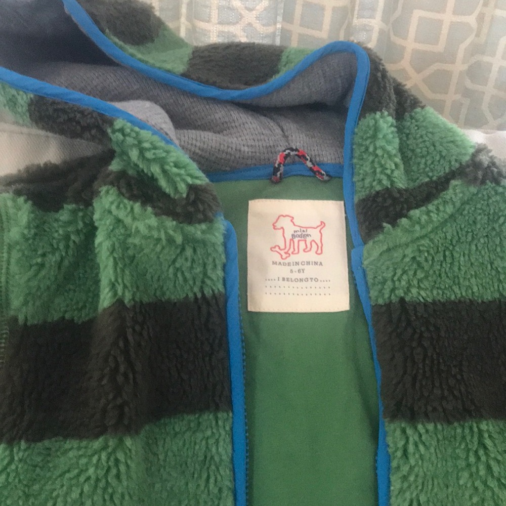 New Mini Boden fleece jacket.